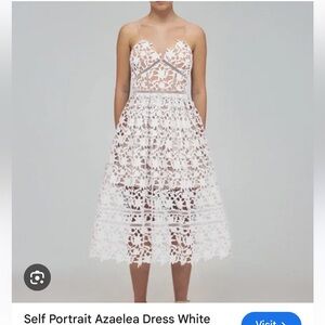 Self-Portrait White Azalea Dress